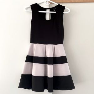 Black and white dress